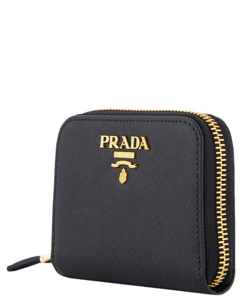 prada portemonnaie damen grau|Prada kartenetuis damen.